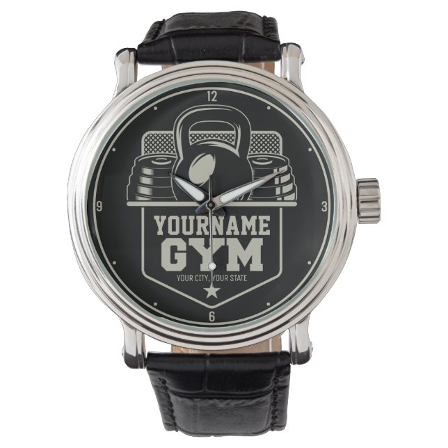 Reloj De Pulsera Entrenador de fitness de Kettlebell para el GIMNAS (Anverso)
