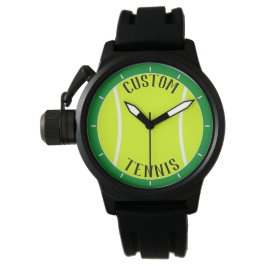 Reloj De Pulsera Entrenador de tenis o jugador Personalizado nombre