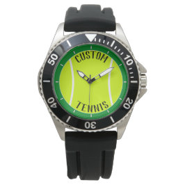 Reloj De Pulsera Entrenador de tenis o jugador Personalizado nombre