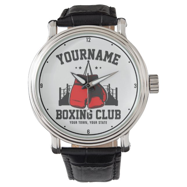Reloj De Pulsera Entrenamiento del anillo de boxeo Pro Boxer ADD NA (Anverso)