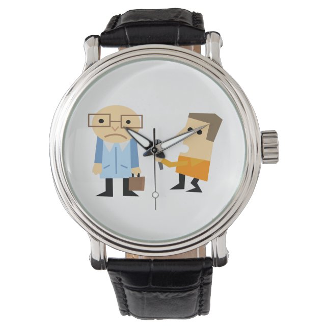Reloj De Pulsera Entrevista de noticias (Anverso)