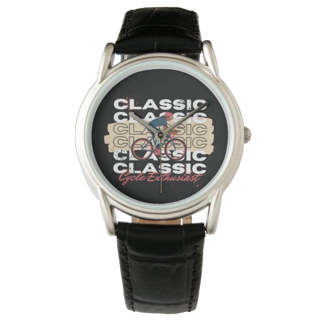 Reloj De Pulsera Entusiasta del ciclo (Anverso)