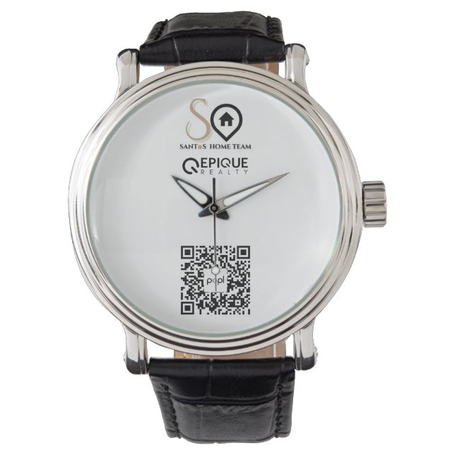 Reloj De Pulsera Epique Realty Time x Santos Equipo Local (Anverso)