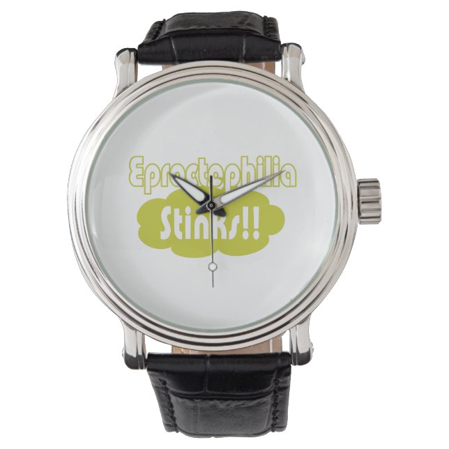Reloj De Pulsera ¡¡Eproctophilia Apesta!! (Anverso)