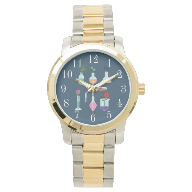 Reloj De Pulsera Equipo de laboratorio botánico (Anverso)
