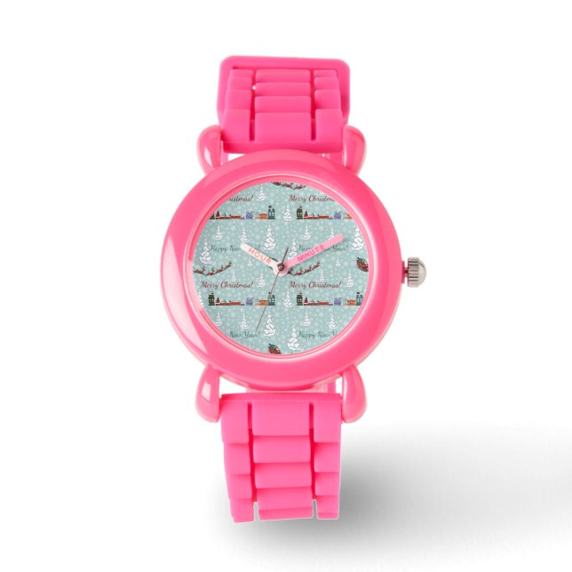 Reloj De Pulsera equipo de renos de santa (Anverso)