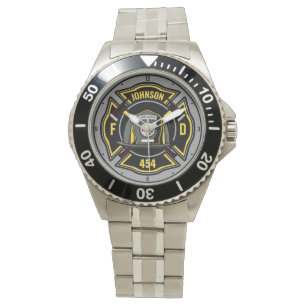 Reloj De Pulsera Equipo de rescate del Departamento de Bomberos