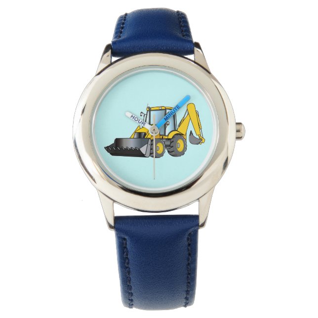 Reloj De Pulsera Equipo pesado: Backhoe (Anverso)
