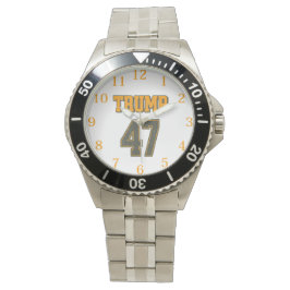 Reloj De Pulsera Equipo retro Trump 47 Vintage