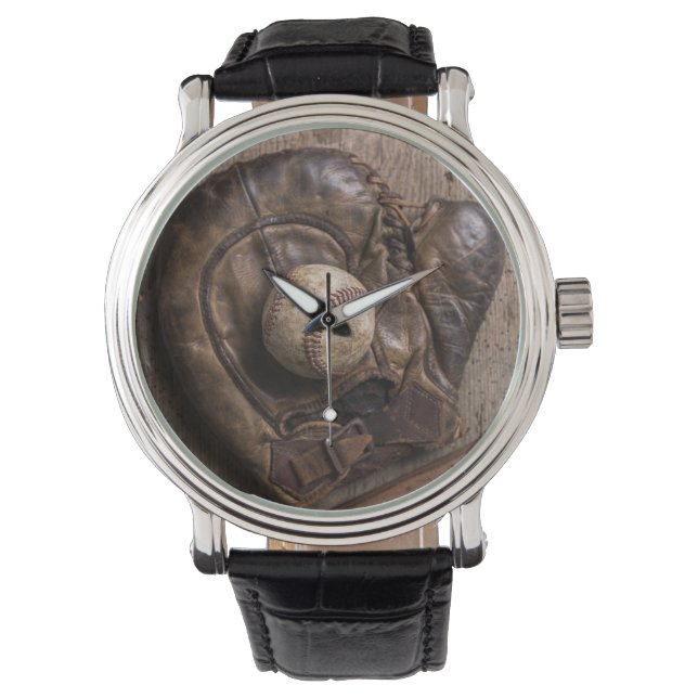 Reloj De Pulsera Equipo Vintage de Béisbol (Anverso)