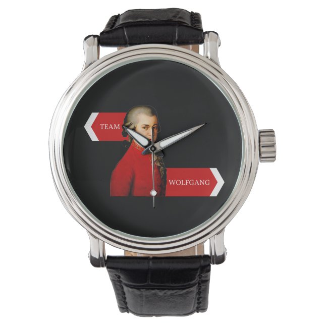 Reloj De Pulsera Equipo Wolfgang. Fanático de Wolfgang Amadeus Moza (Anverso)
