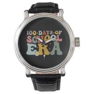 Reloj De Pulsera Era de 100 días de escuela Groovy Teacher Kids