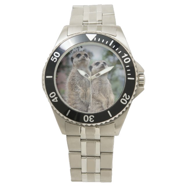 Reloj De Pulsera Erdmännchen - Meerkats (Anverso)