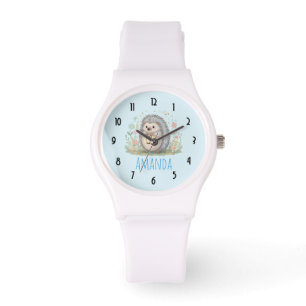 Reloj De Pulsera Erizo Adorable con Linterna