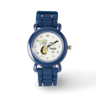 Reloj De Pulsera Erizo lindo con flor