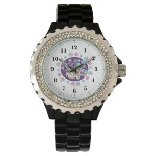 Reloj De Pulsera erizo y flores