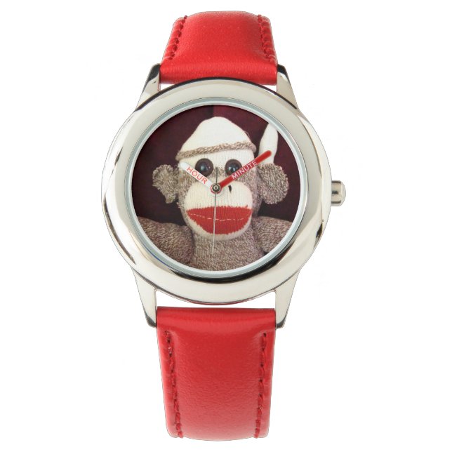 Reloj De Pulsera Ernie the Sock Monkey Wrikey Watch (Anverso)