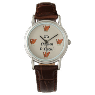 Reloj De Pulsera Es en punto del pollo