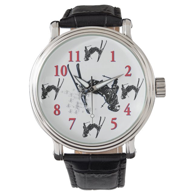 Reloj De Pulsera Es Hora De Esquiar (Anverso)