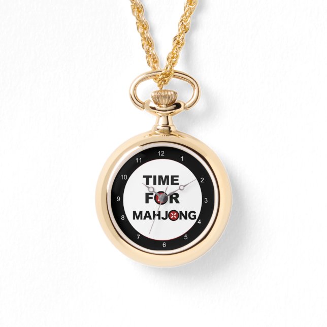 Reloj De Pulsera Es hora de Mahjong (Anverso)
