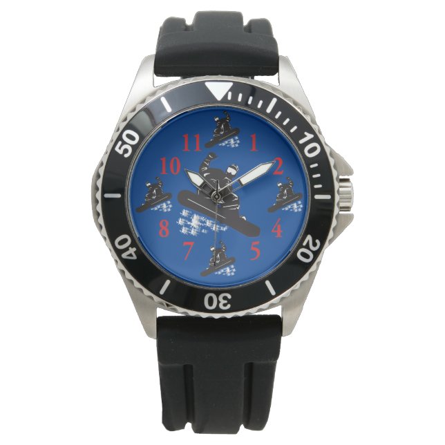 Reloj De Pulsera Es Hora De Sled - Snowmobile (Anverso)