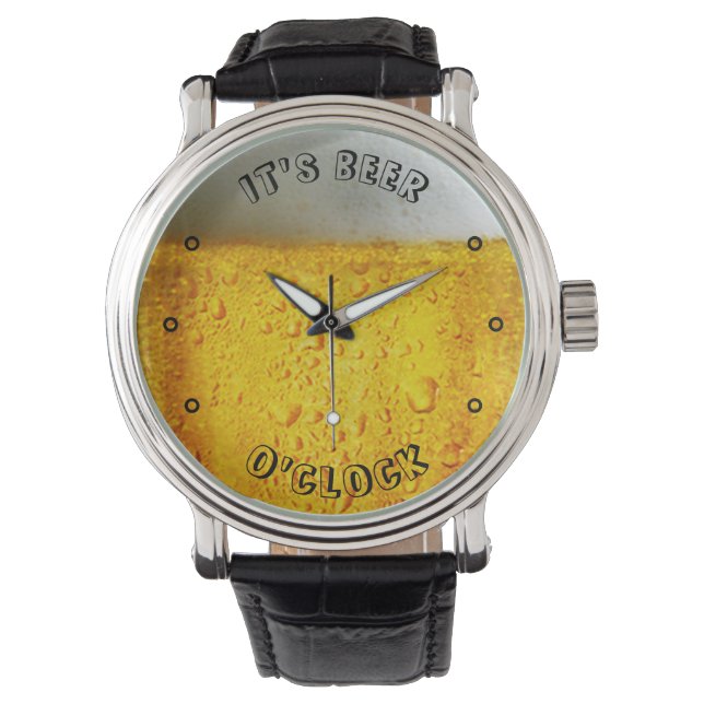 Reloj De Pulsera Es la cerveza o'Clock (Anverso)