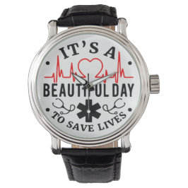 Reloj De Pulsera Es un bello día para salvar vidas