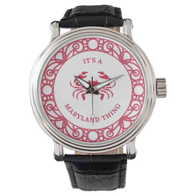 RELOJ DE PULSERA ES UN ESTUDIO DE MARYLAND (CRABS) (Anverso)