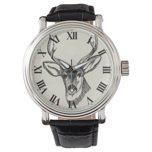 Reloj De Pulsera Esbozo de Deer (Anverso)
