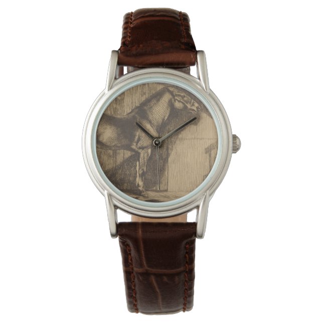 Reloj De Pulsera Esbozo de un Pony (de Paul-Albert Besnard) (Anverso)