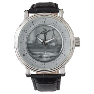 Reloj De Pulsera Escala de fotos de justicia Abogados