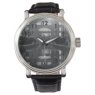 Reloj De Pulsera Escala de grises de Coronado Sunburst