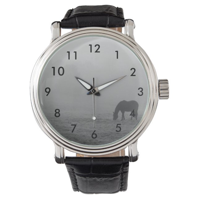 Reloj De Pulsera Escala de grises Hazzy Grazing (Anverso)