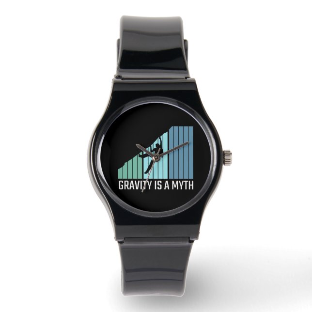 Reloj De Pulsera Escalada - La gravedad es un mito (Anverso)