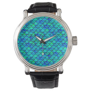 Reloj De Pulsera Escalas azules de Aqua Falln