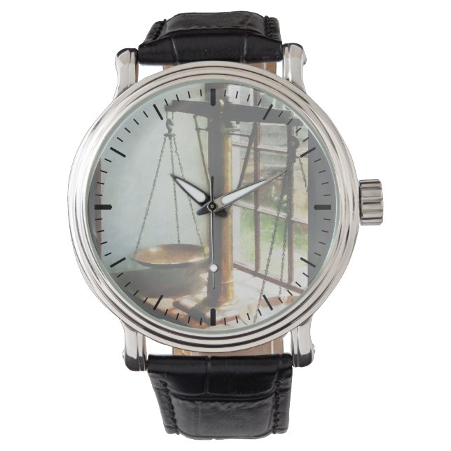 Reloj De Pulsera Escalas de justicia (Anverso)
