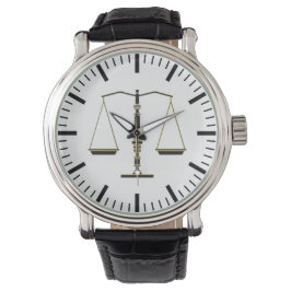 Reloj De Pulsera Escalas de justicia clásicas | Mejor regalo de la 