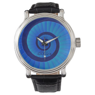 Reloj De Pulsera escalera a azul