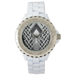 Reloj De Pulsera Escalera monocromática: Obelisco de los contrastes