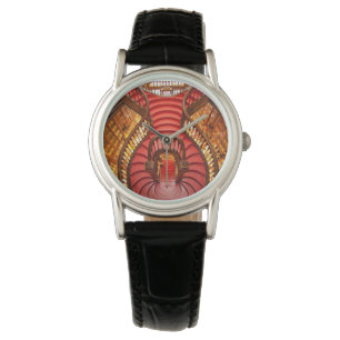 Reloj De Pulsera Escalera roja ornamentada, Portugal