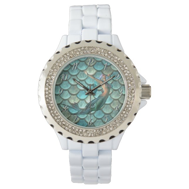 Reloj De Pulsera Escamas de cola de sirena (Anverso)