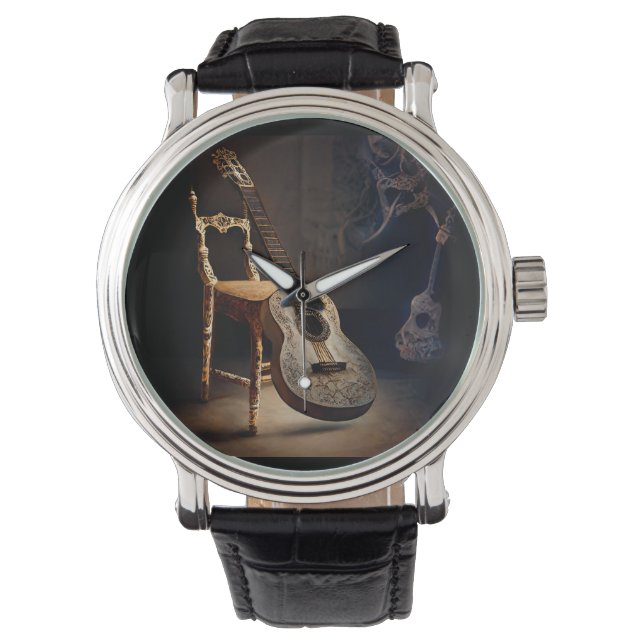 Reloj De Pulsera Escándalo En Guitarra Watch (Anverso)