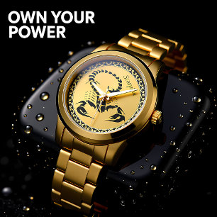 Reloj De Pulsera Escándalo envenenado de oro insecto muy venenoso