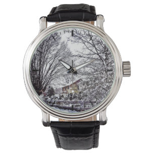 Reloj De Pulsera Escena Invernal