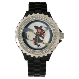 Reloj De Pulsera escoba de escoba de brujería