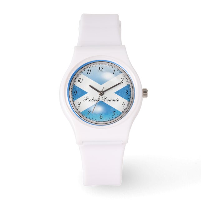 Reloj De Pulsera Escocia St Andrews Saltire Cabochon efecto .. (Anverso)