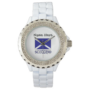 Reloj De Pulsera Escocia y bandera escocesa personalizada 