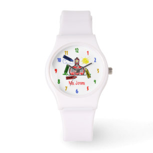 Reloj De Pulsera Escolar y Crayons Esporto Teacher Watch