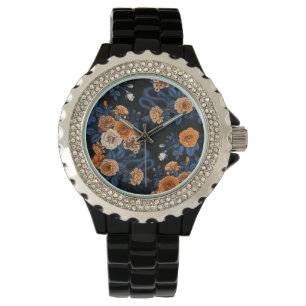 Reloj De Pulsera Escondido en los rosas, naranja y azul