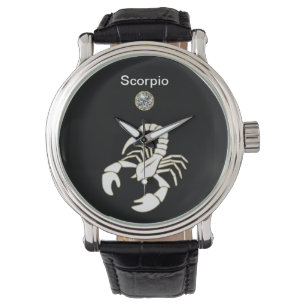 Reloj De Pulsera Escorpio Zodiac Writing Watch